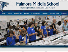 Tablet Screenshot of fulmoremiddleschool.org